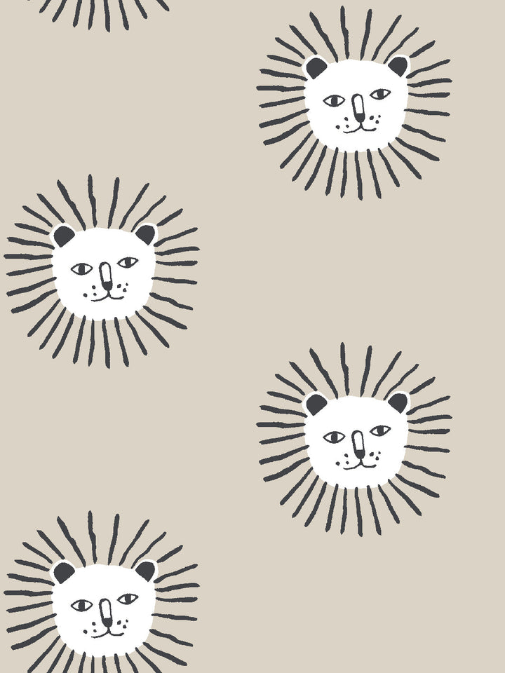 lions-head-wallpaper-by-tea-collection-taupe