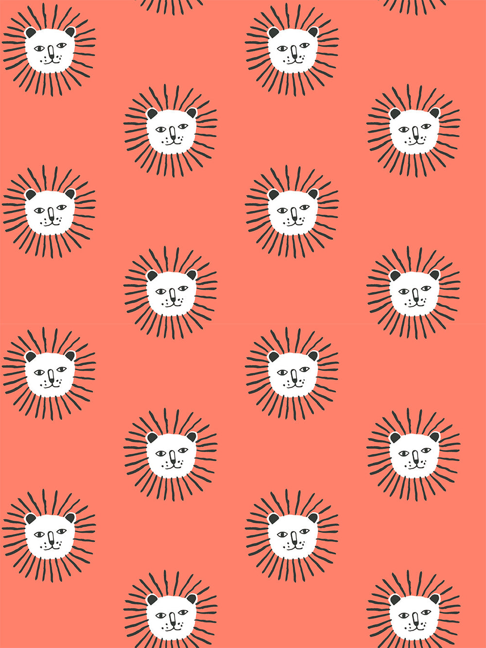 lions-head-wallpaper-by-tea-collection-watermelon