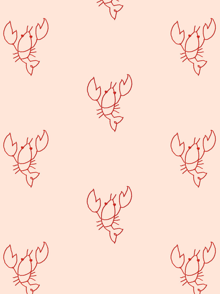lobsters-wallpaper-by-lingua-franca-red-on-peach