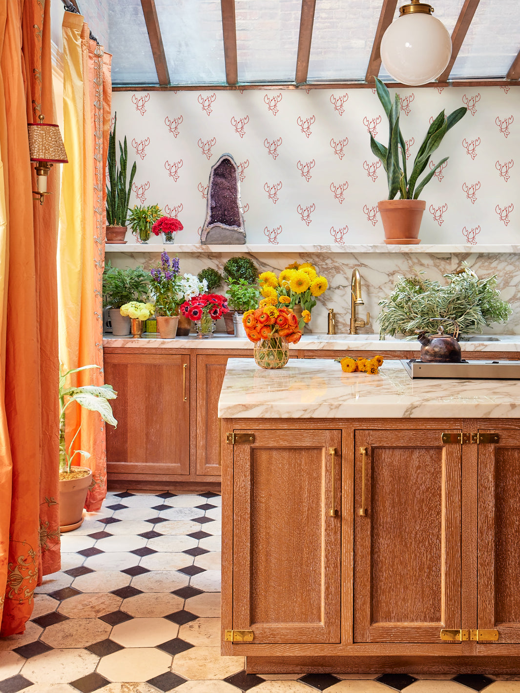 lobsters wallpaper by lingua franca red
