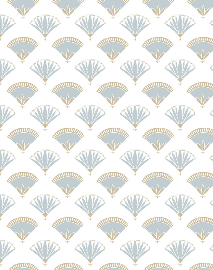 'Lotus Papyrus' Wallpaper by Tea Collection - Elephant