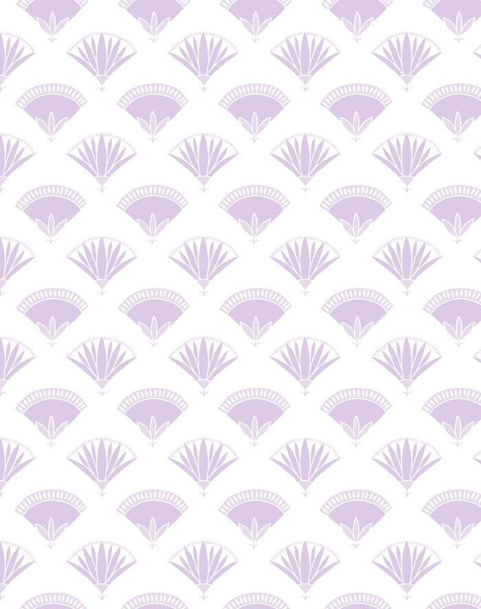 'Lotus Papyrus' Wallpaper by Tea Collection - Lavender