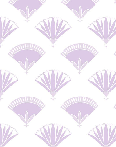 'Lotus Papyrus' Wallpaper by Tea Collection - Lavender