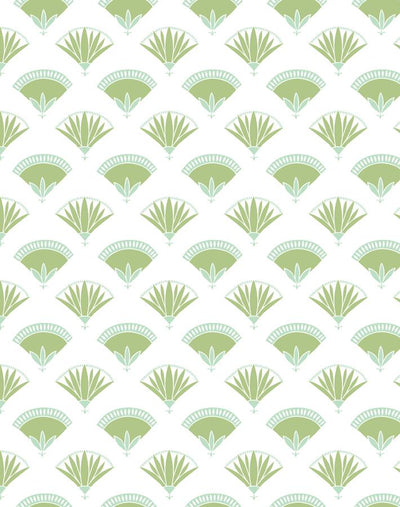 'Lotus Papyrus' Wallpaper by Tea Collection - Moss