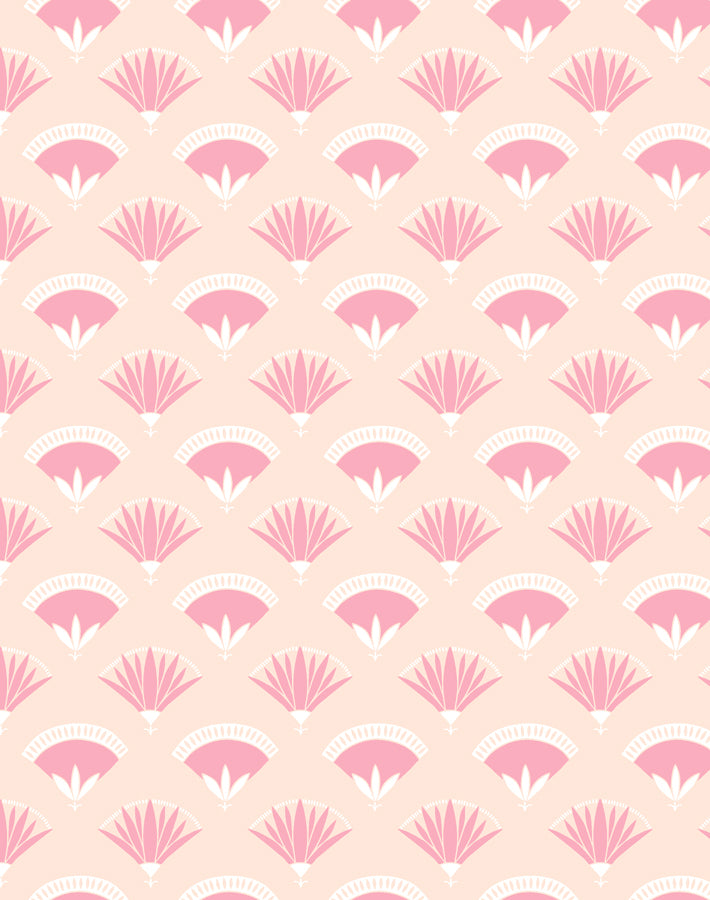 'Lotus Papyrus' Wallpaper by Tea Collection - Peach