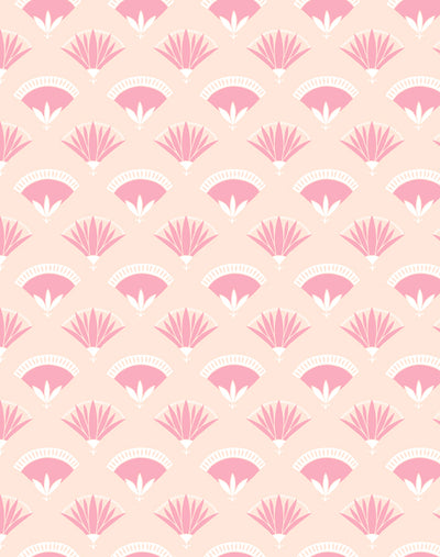 'Lotus Papyrus' Wallpaper by Tea Collection - Peach