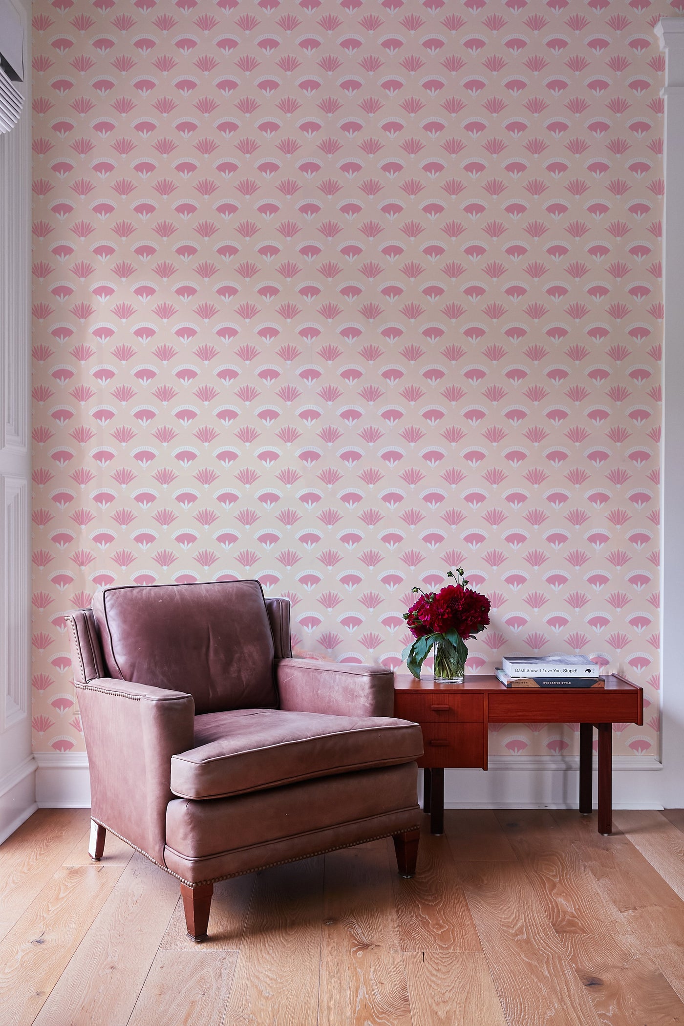 'Lotus Papyrus' Wallpaper by Tea Collection - Peach
