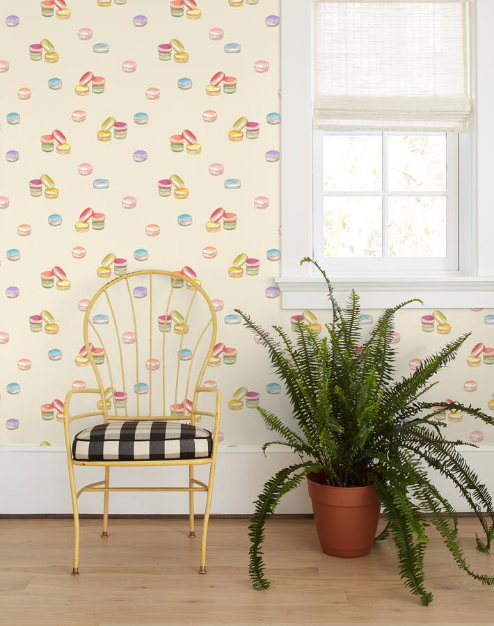 'Macarons' Wallpaper by Nathan Turner - Beige
