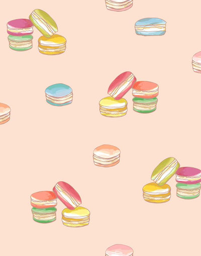 macarons peach