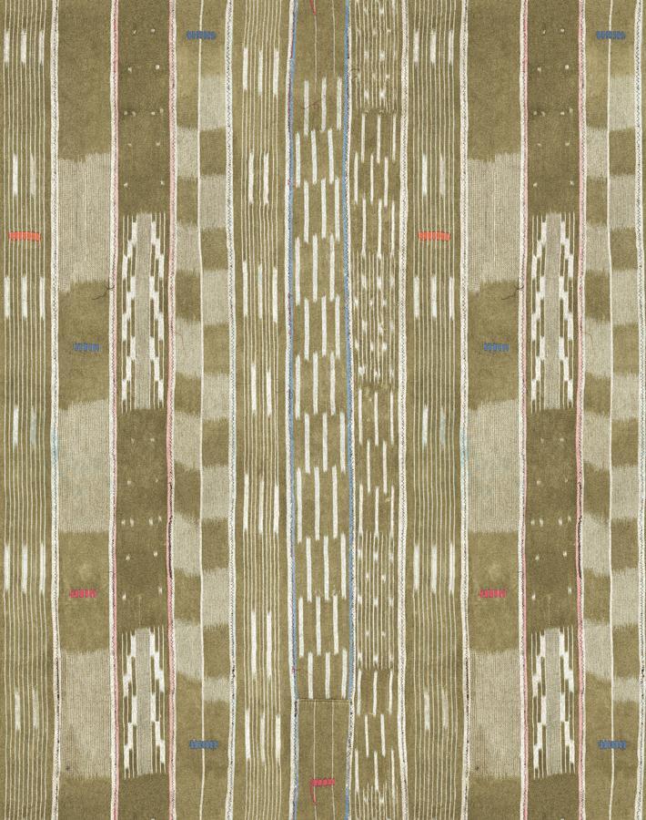 'Large Madison Stripe' Wallpaper by Chris Benz - Tan