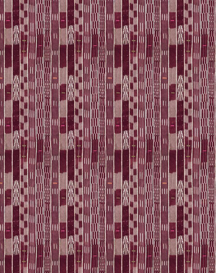 madison stripe small aubergine