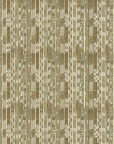 'Small Madison Stripe' Wallpaper by Chris Benz - Tan