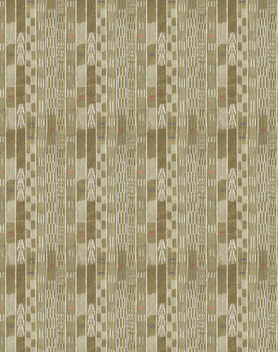 'Small Madison Stripe' Wallpaper by Chris Benz - Tan