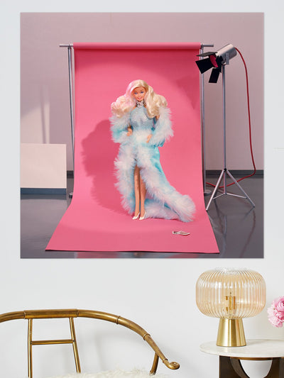 magic moves photoshoot barbie on acrylic