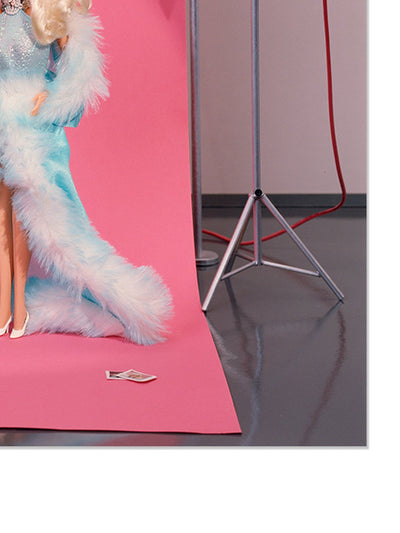 magic moves photoshoot barbie on acrylic