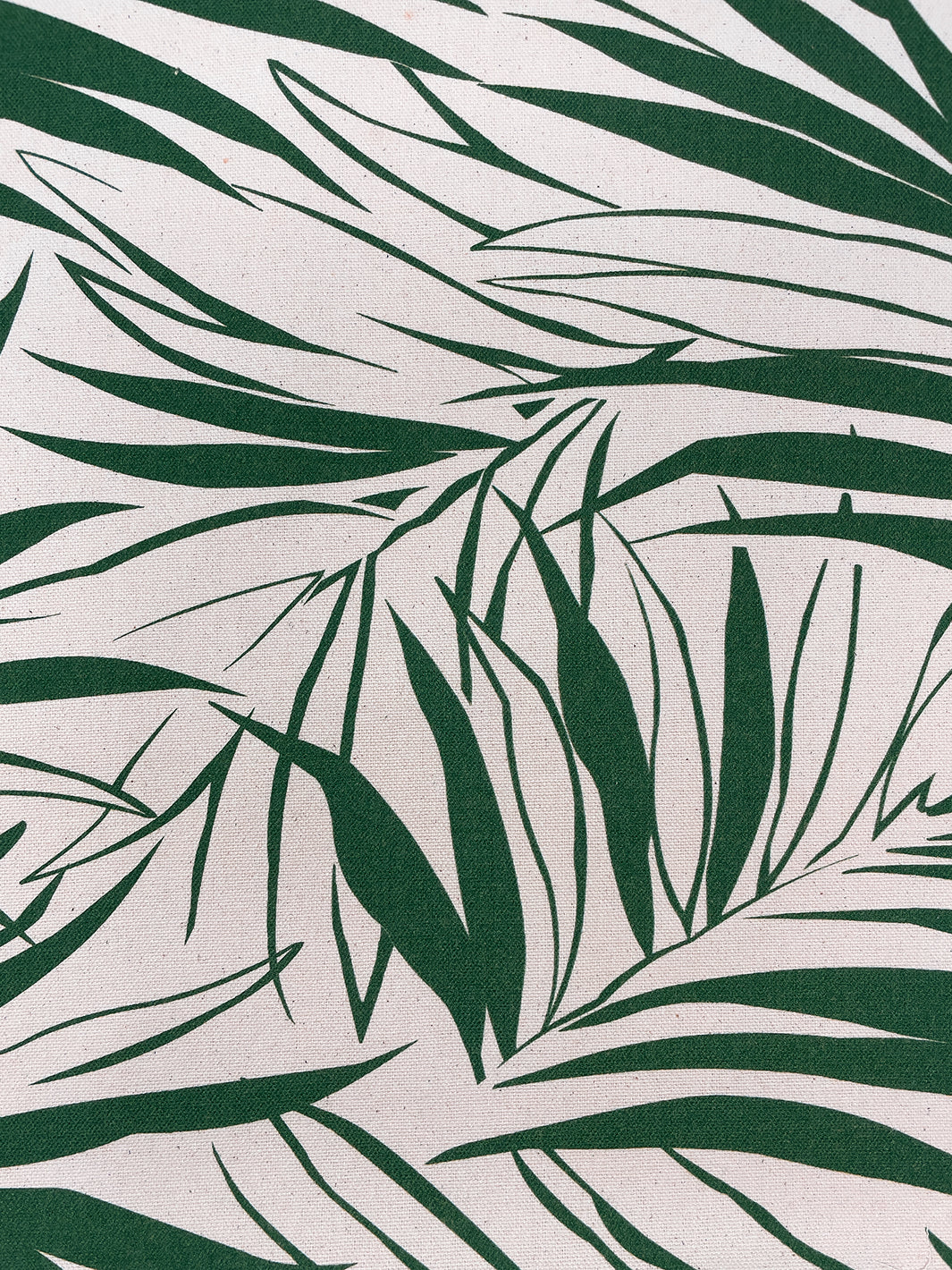 fabric by the yard majesty palm green on linen