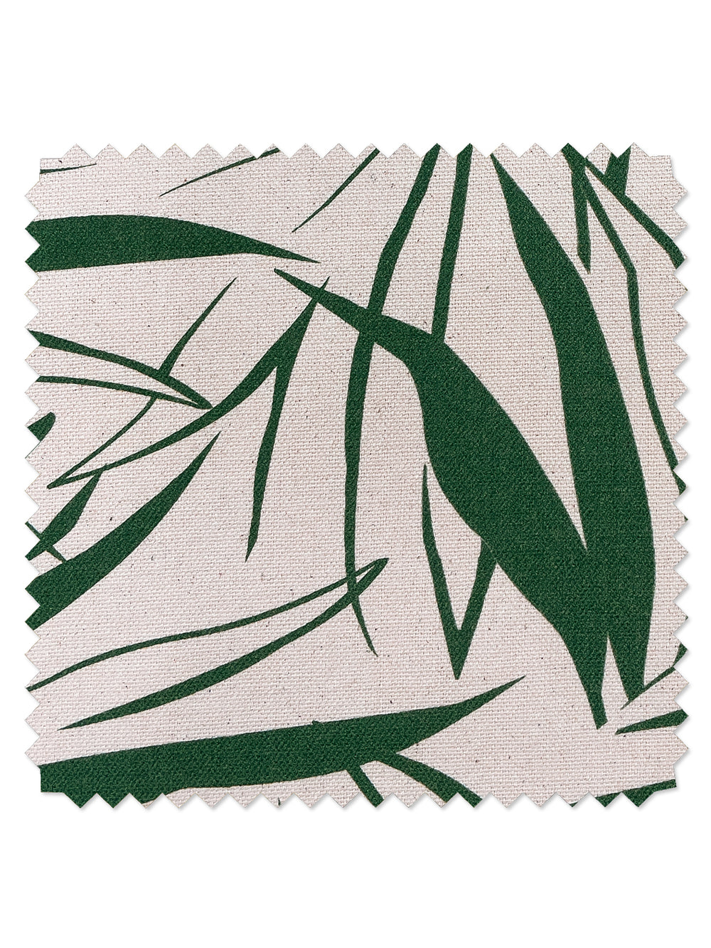 fabric by the yard majesty palm green on raw canvas