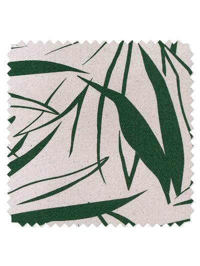 fabric by the yard majesty palm green on linen