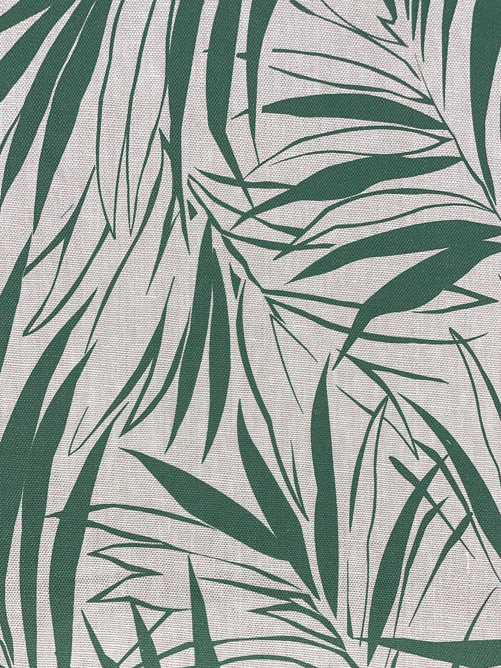 fabric by the yard majesty palm green on linen