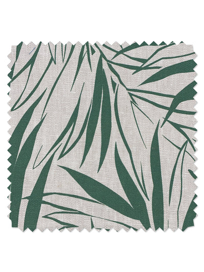 fabric by the yard majesty palm green on raw canvas