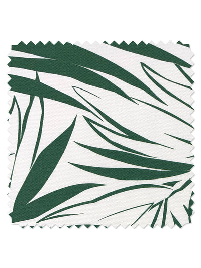 fabric by the yard majesty palm green on linen