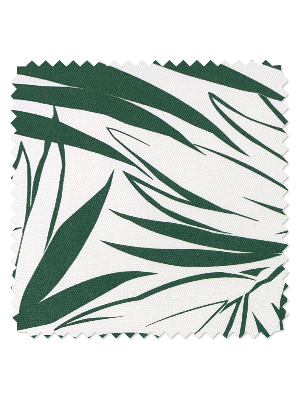 fabric by the yard majesty palm green on organic twill