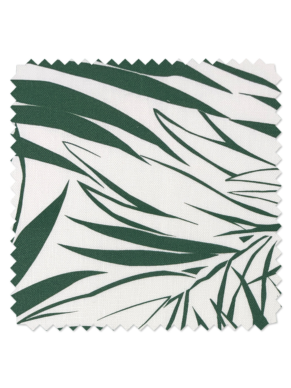 fabric by the yard majesty palm green on organic twill