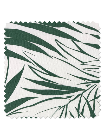 fabric by the yard majesty palm green on raw canvas