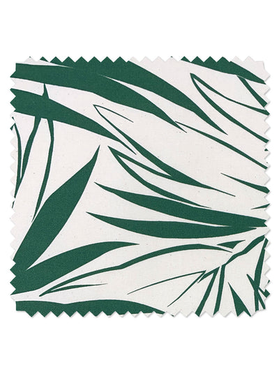 fabric by the yard majesty palm green on linen