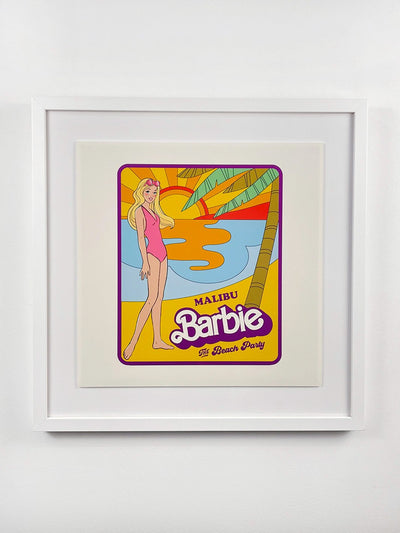 "Malibu Barbie™ The Beach Party 1", art encadré