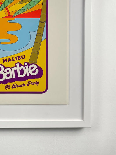 "Malibu Barbie™ The Beach Party 1", art encadré