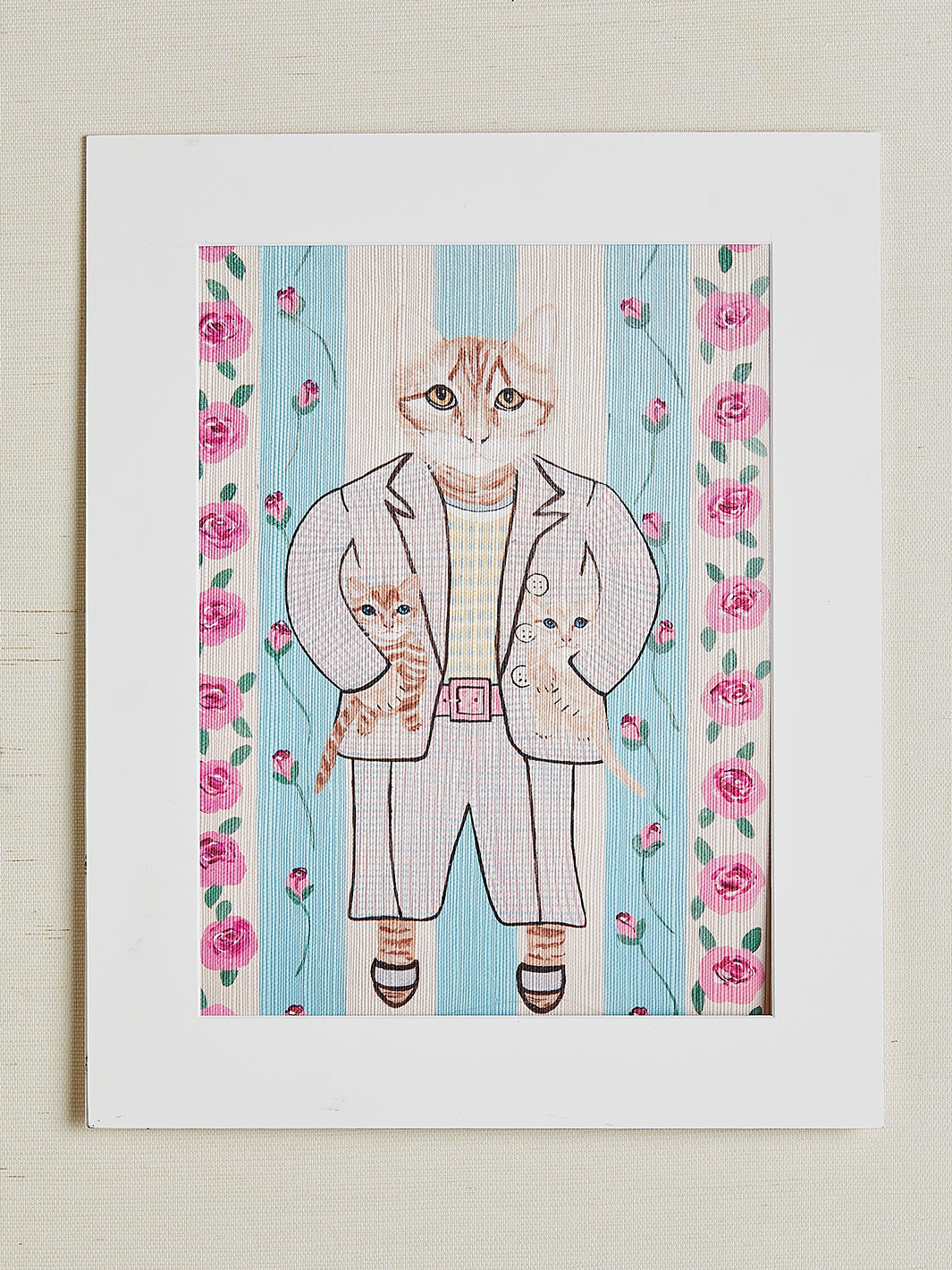 'Petunia And Her Boys' by Carly Beck Art Print