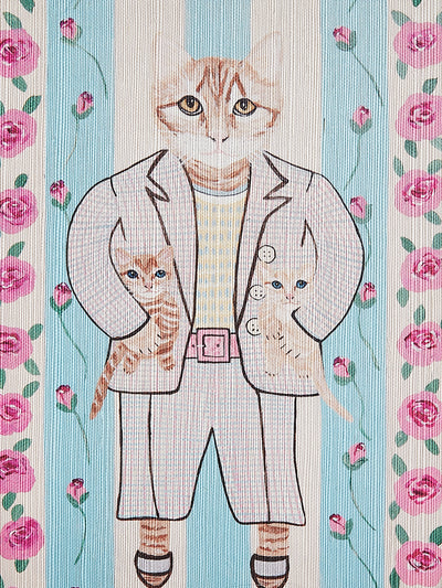 'Petunia And Her Boys' by Carly Beck Art Print