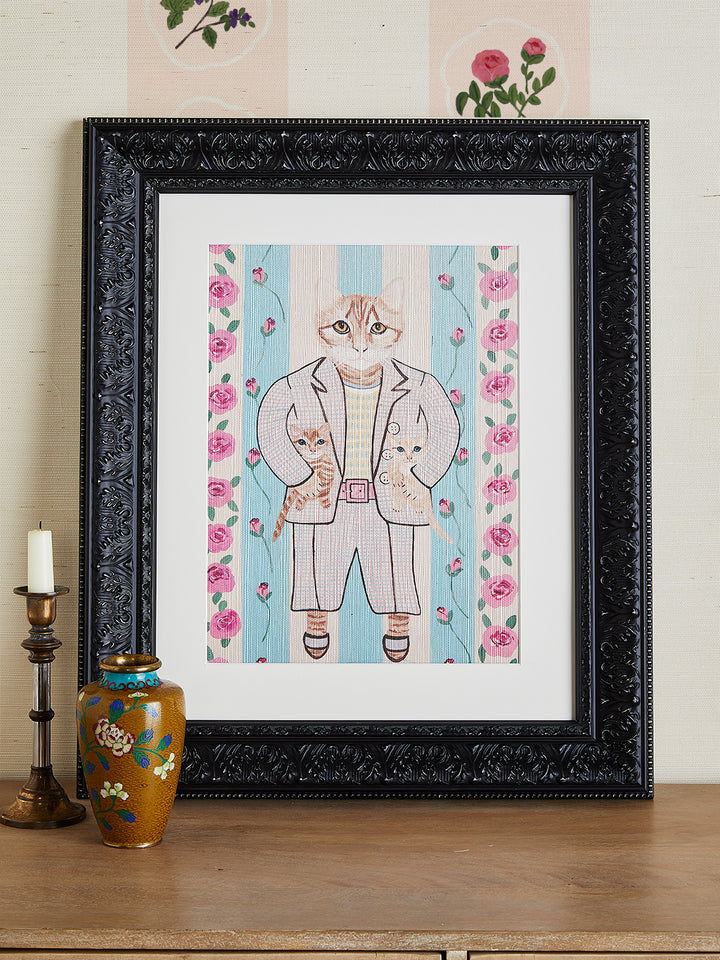 'Petunia And Her Boys' by Carly Beck Art Print