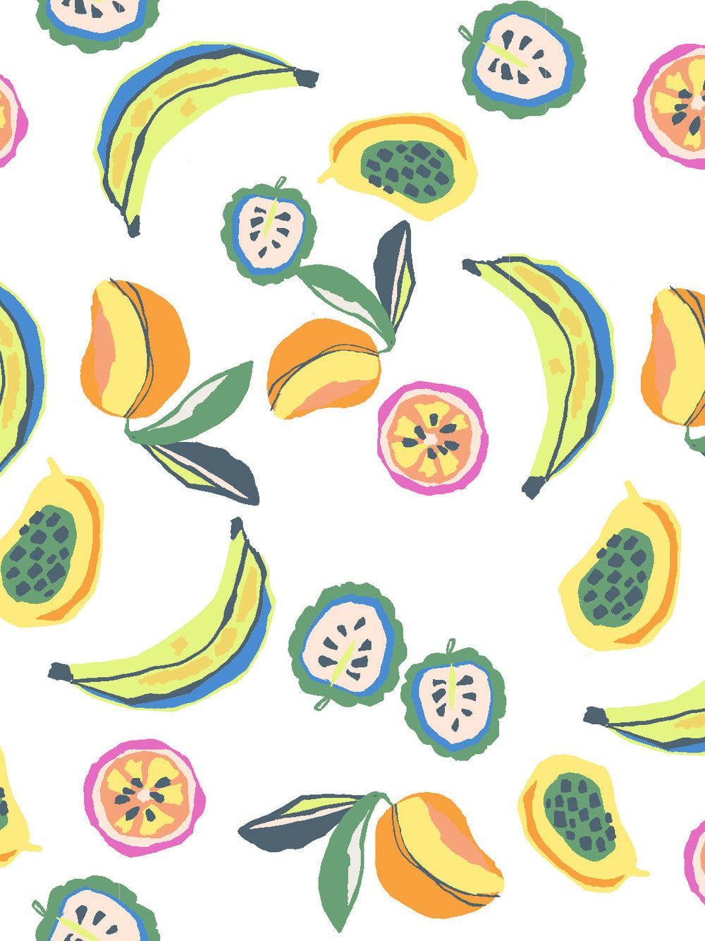 mango-papaya-wallpaper-by-tea-collection-white
