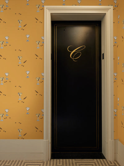 'Martini' Wallpaper by CAB x Carlyle - Marigold