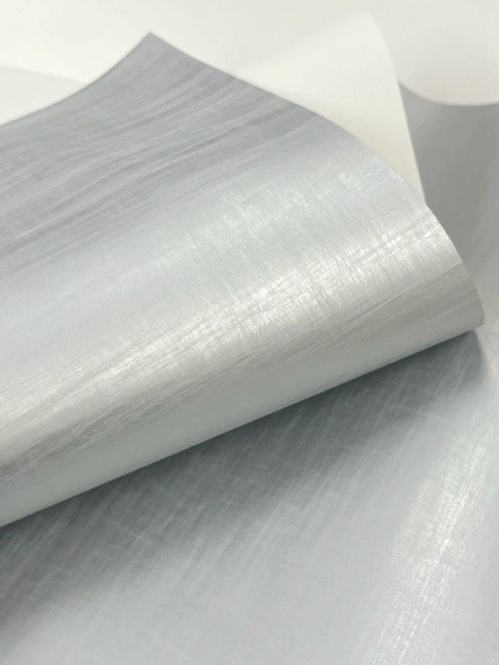 matte silver wallpaper by wallshoppe silver