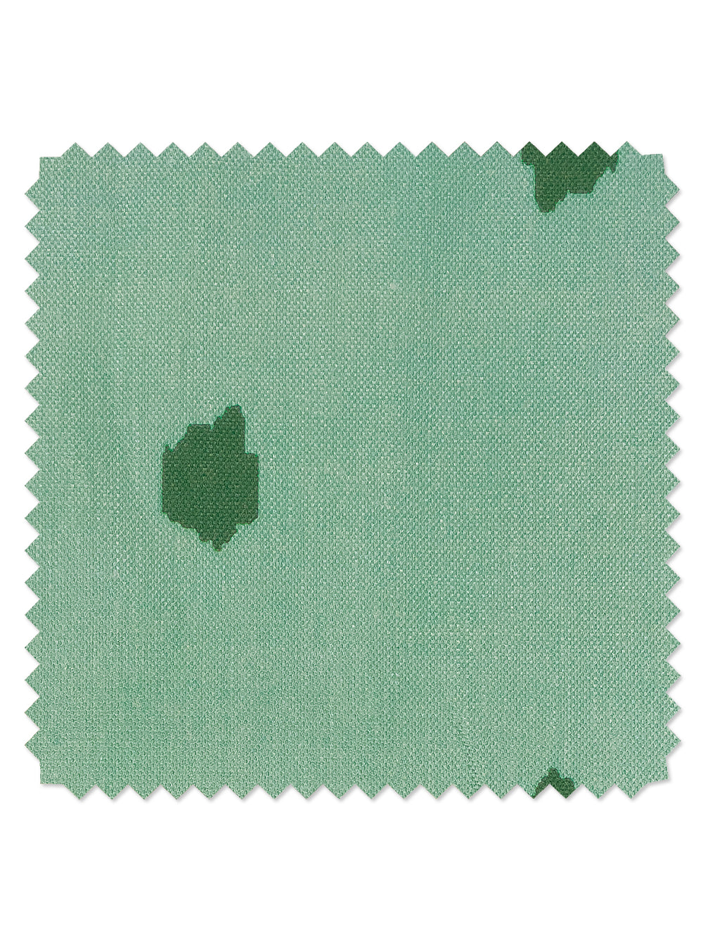 fabric by the yard medina dot mint on linen