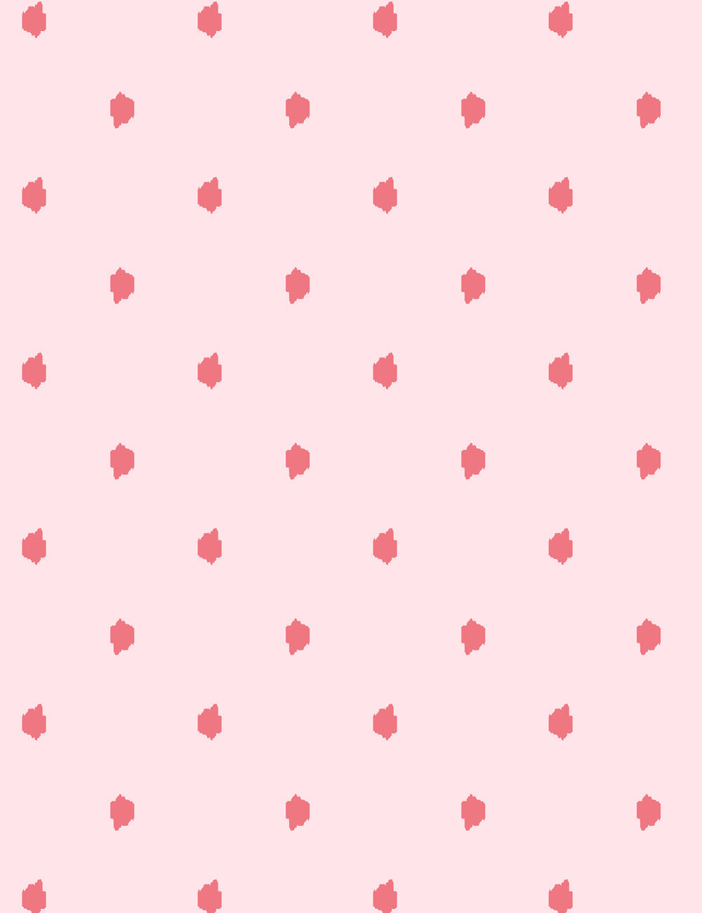 'Medina Dot' Wallpaper by Wallshoppe - Piggybank / Hot Tamale