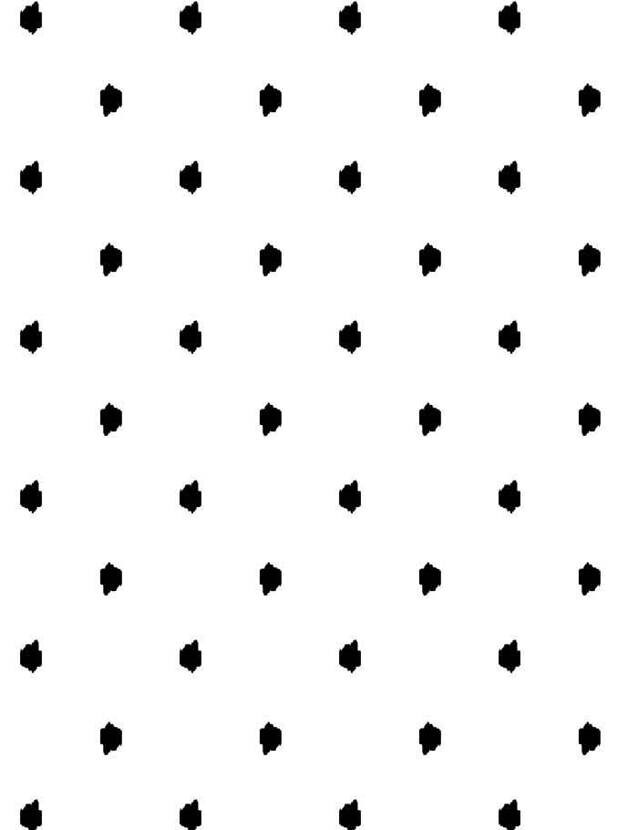 'Medina Dot' Wallpaper by Wallshoppe - White / Black