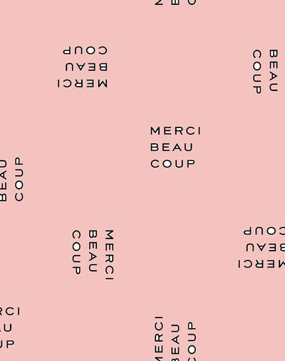 merci beaucoup pink