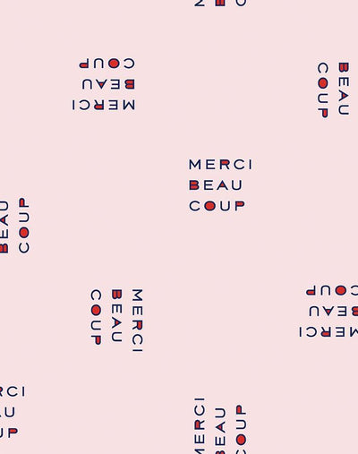 'Merci Beaucoup' Wallpaper by Clare V. - Shell
