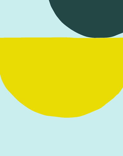 mid century dots wallpaper mint