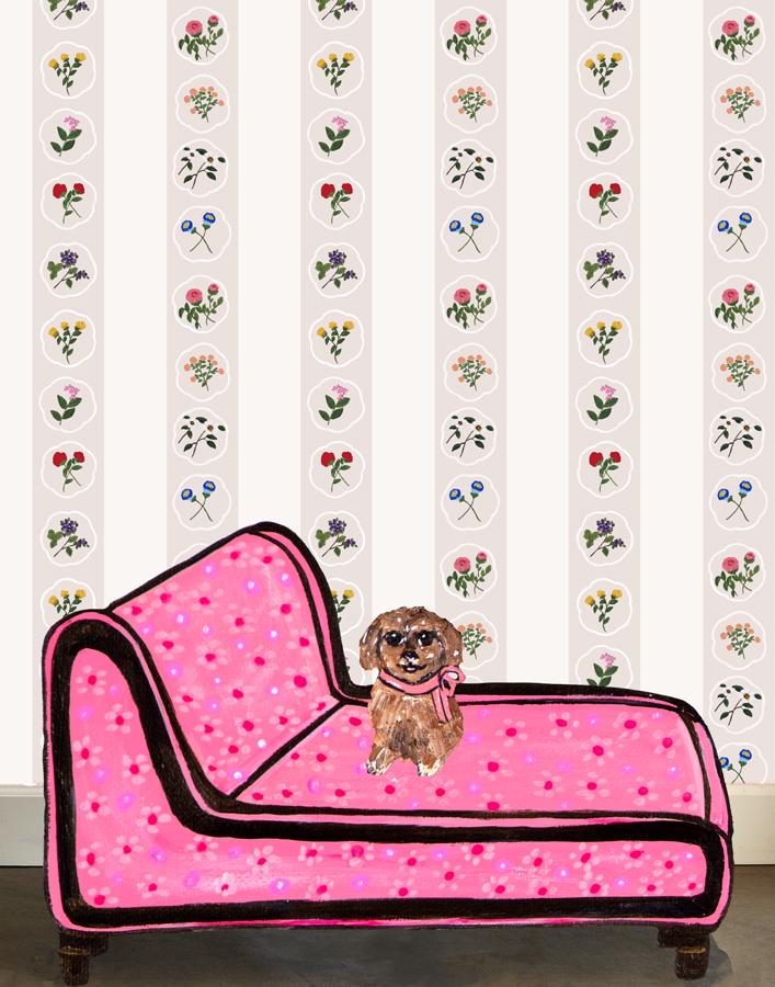 montaigne stripe oyster wallpaper by carly beck