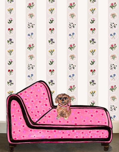 montaigne stripe oyster wallpaper by carly beck