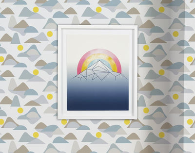 Artshoppe Mountain Rainbow by Tea Collection