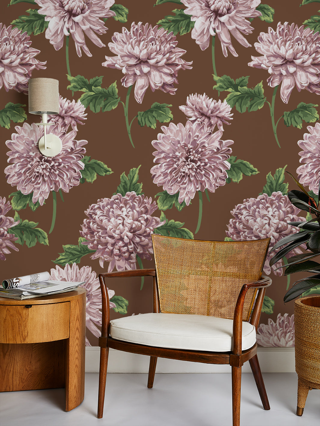 'Mums for Marion' Wallpaper by Sarah Jessica Parker - Writing Desk Brown