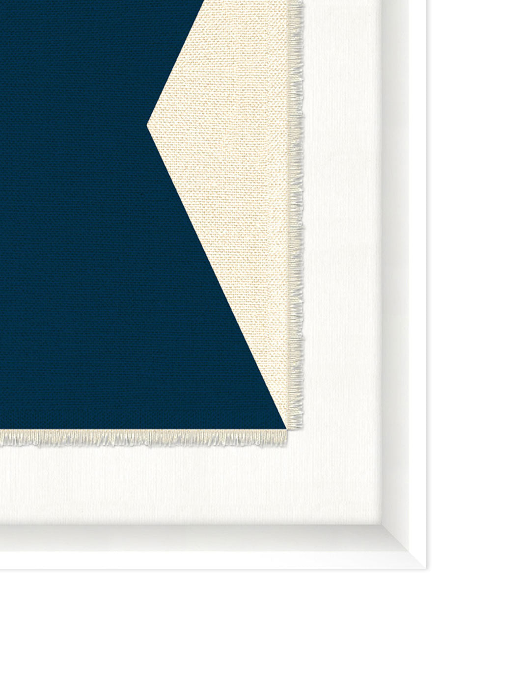 'Nautical Flag Textile 1' on Canvas by Nathan Turner Framed Art