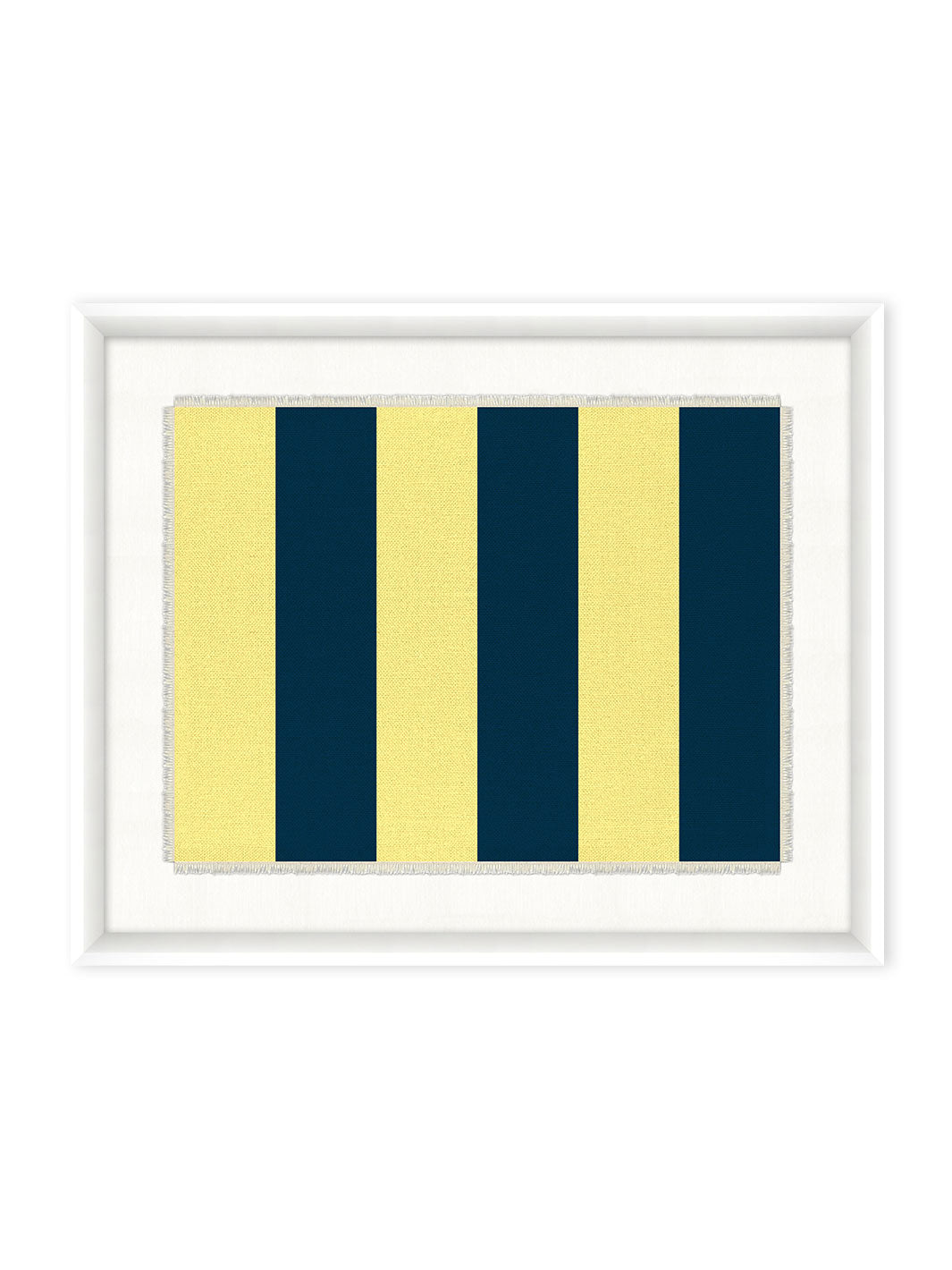 'Nautical Flag Textile 7' on Canvas by Nathan Turner Framed Art
