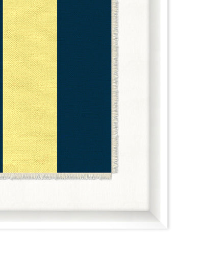 'Nautical Flag Textile 7' on Canvas by Nathan Turner Framed Art